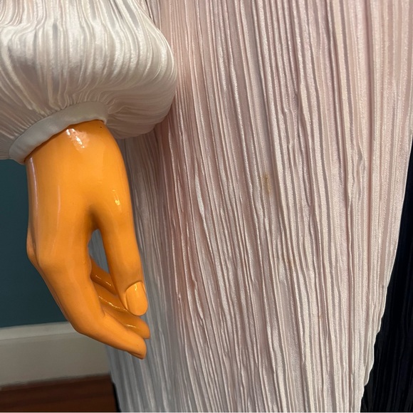 HAL FERMAN Crinkle Pleated Midi Dress Plus Size - Picture 5 of 12